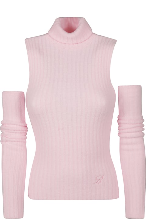 ウィメンズ Blumarineのコート＆ジャケット Blumarine Cut Out Turtleneck Sweater