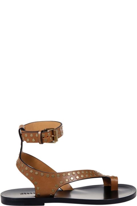 Fashion for Women Isabel Marant Jiona Stud-embellished Ankle Strapped Sandals