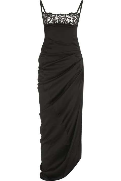 Clothing Sale for Women Jacquemus Brodèe Satin Gown