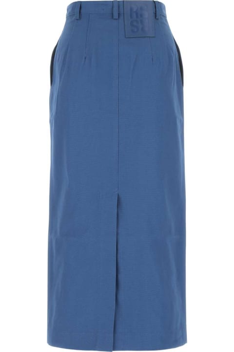 Skirts for Women Raf Simons Blue Cotton Skirt