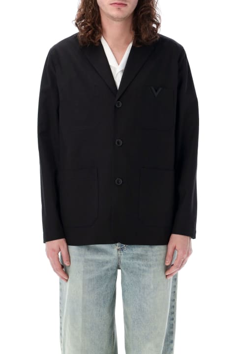 Valentino Garavani Coats & Jackets for Men Valentino Garavani V Detail Jacket
