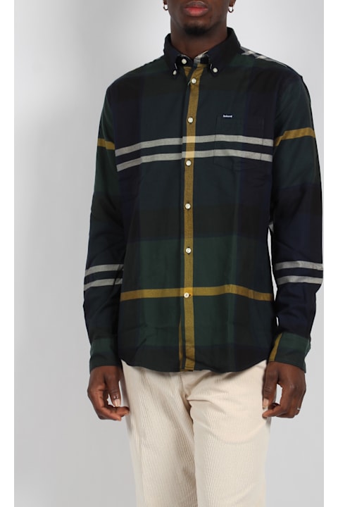 Barbour قمصان لـ القسم الرجالي Barbour Dunoon Shirt