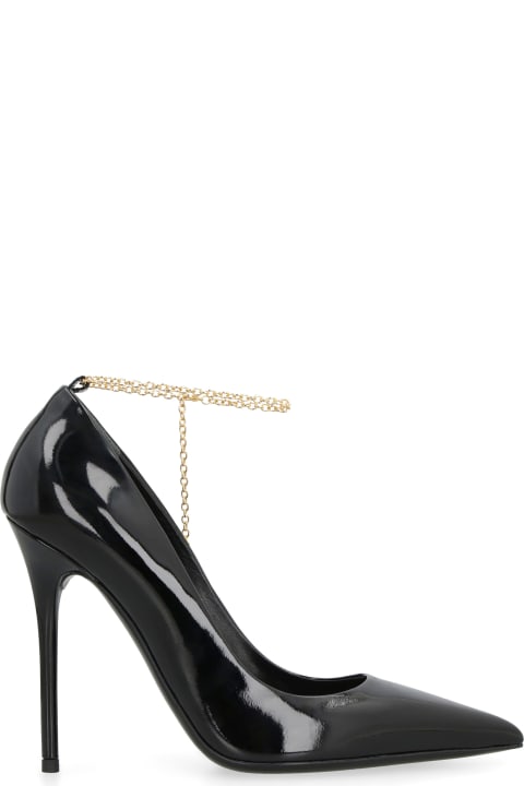 High-Heeled Shoes for Women Tom Ford Patent Leather Pumps