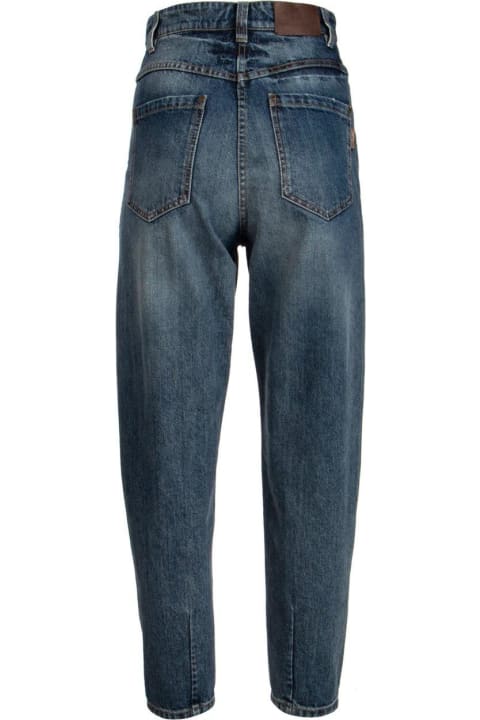 Brunello Cucinelli Clothing for Women Brunello Cucinelli High-waist Tapered Jeans