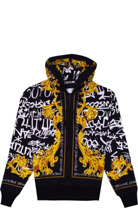 Versace Jeans Couture Coats & Jackets for Women Versace Jeans Couture Printed Cotton Sweatshirt