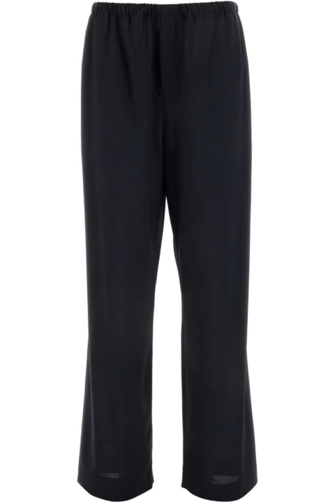 The Row Pants for Men The Row Navy Blue Wool Donatello Pant
