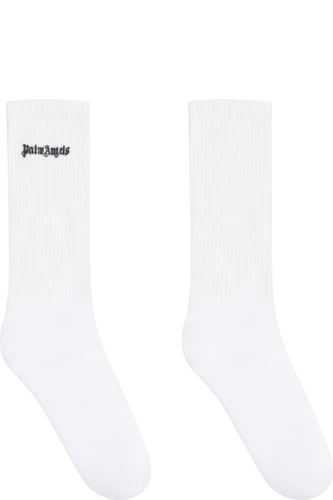 Palm Angels Underwear for Men Palm Angels Cotton Socks With Logo