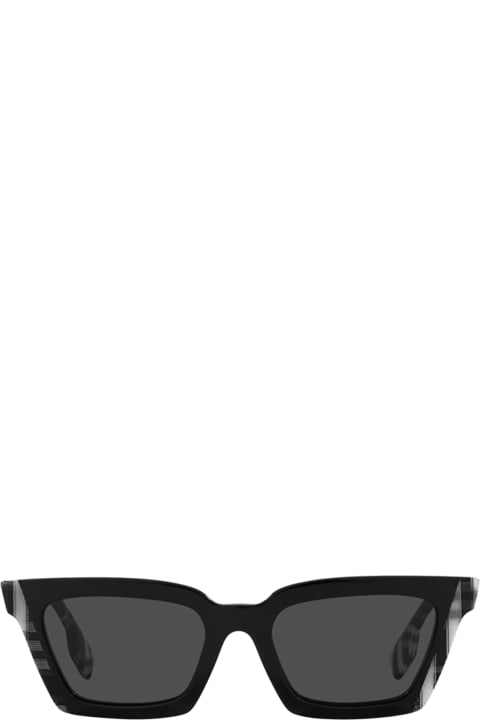 Be4392u Black / Check White Black Sunglasses