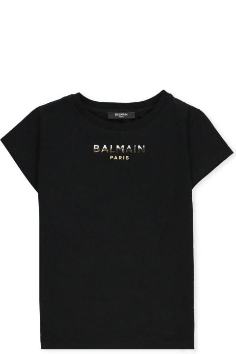 Balmain for Kids Balmain Logoed T-shirt