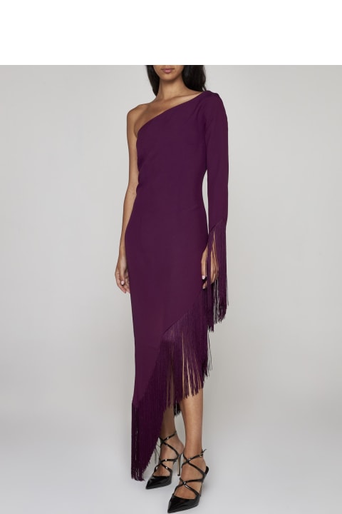 Aventador Viscose-blend One-shoulder Dress