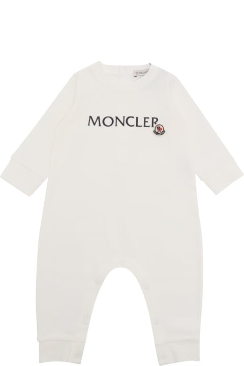 Fashion for Baby Boys Moncler White Romper