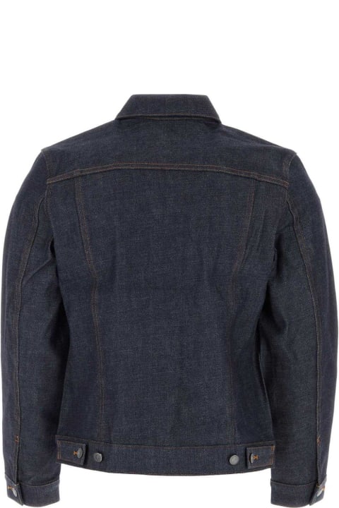 Coats & Jackets for Men A.P.C. Buttoned Denim Jacket