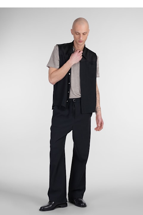 Ami Alexandre Mattiussi for Men Ami Alexandre Mattiussi Pants In Black Cotton