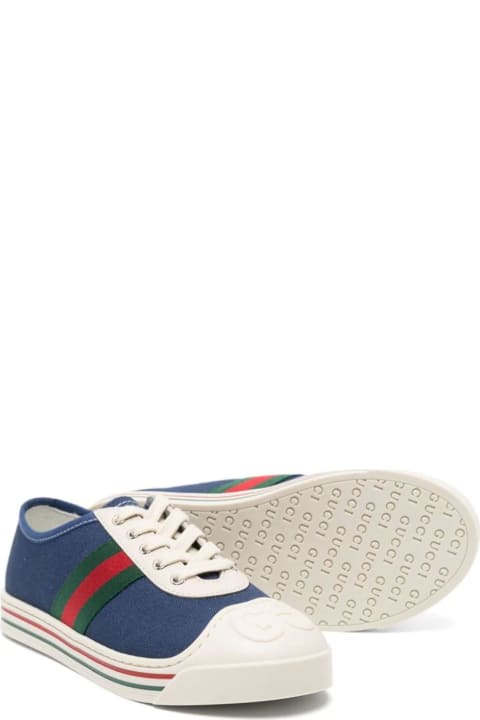 Gucci Shoes for Boys Gucci Gucci Kids Sneakers Blue