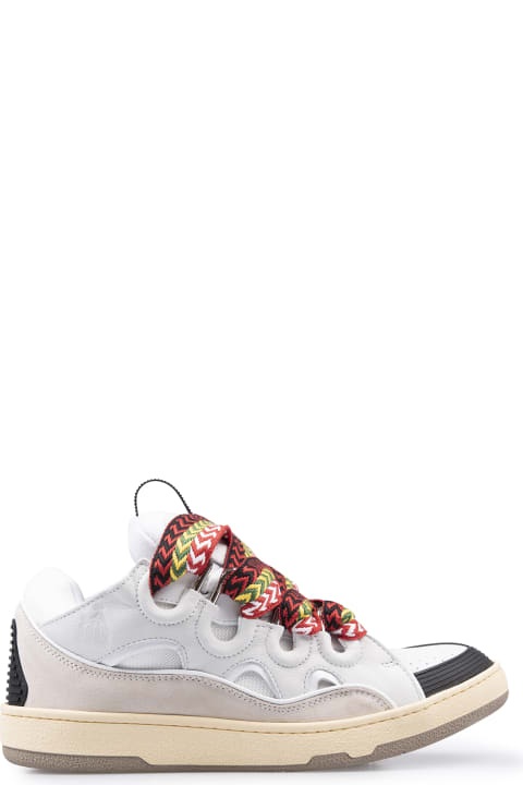 Fashion for Men Lanvin "curb" Sneakers In White Leather