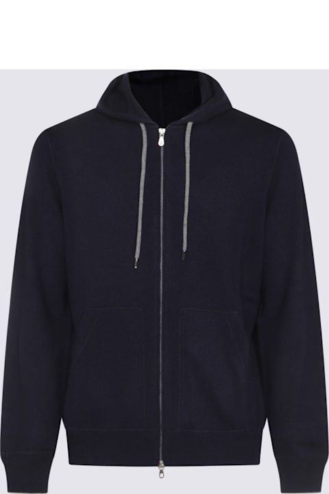 Brunello Cucinelli for Men Brunello Cucinelli Dark Blue Knitwear