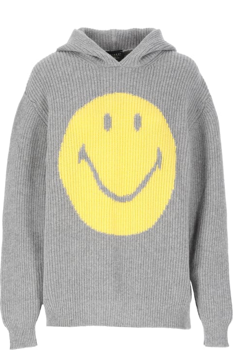Knitted Smiley Hoodie