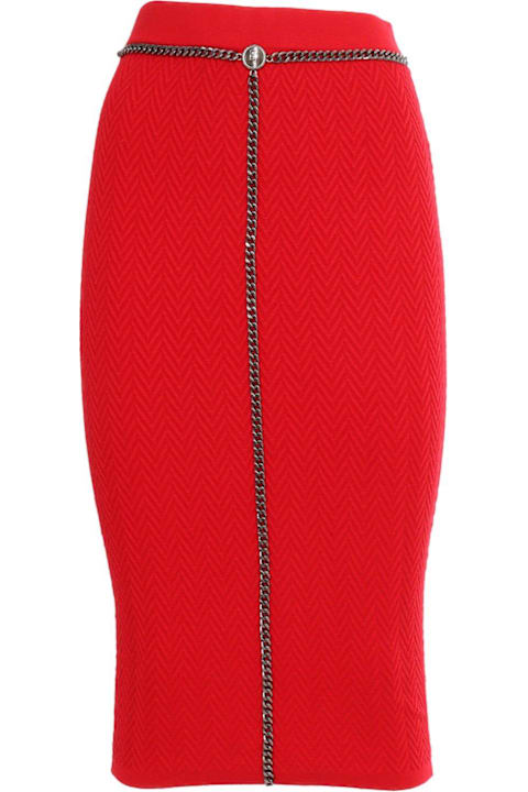 Homeware Elisabetta Franchi Chained Midi Skirt
