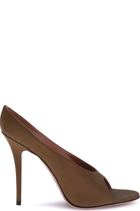 Amina Muaddi for Women Amina Muaddi Anok Satin Sandals