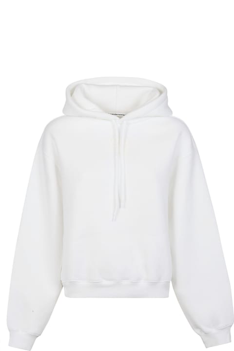 T by Alexander Wang Fleeces & Tracksuits for Women T by Alexander Wang Puff Paint Logo Essential Terry Sweatshirt