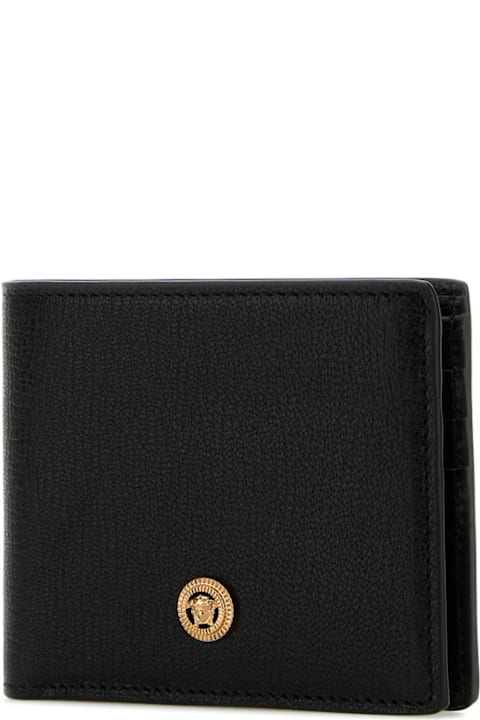 Versace for Men Versace Black Leather Wallet