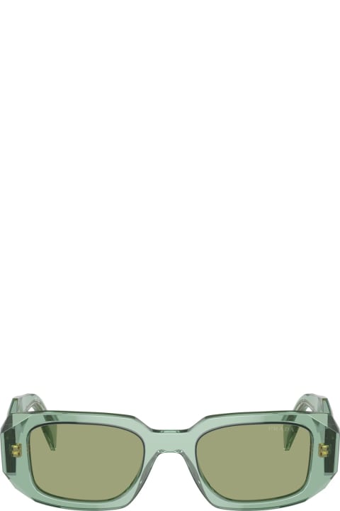 Accessories for Men Prada Eyewear Pr17ws Symbole 11r10e Verde Salvia Sunglasses