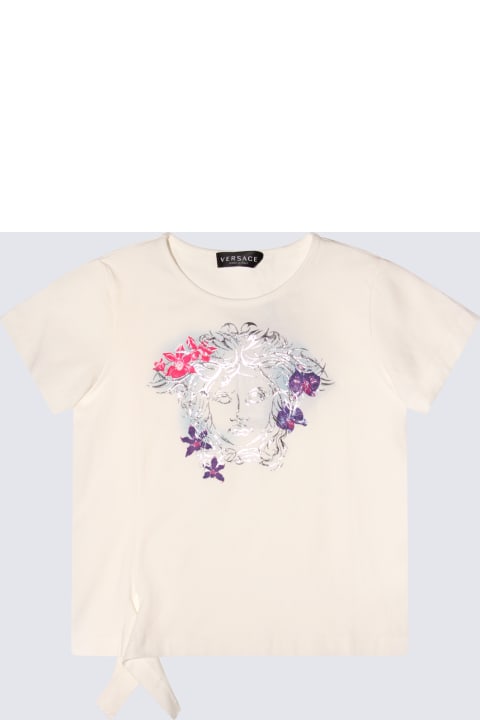Versace for Kids Versace White Cotton T-shirt