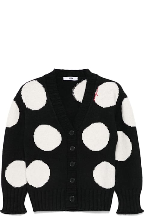 MSGM for Kids MSGM Cardigan A Pois