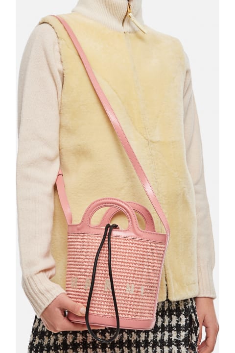 Marni Bags for Women Marni Mini Tropicalia Raffia Bucket Bag