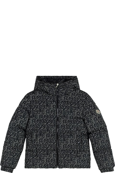 Sale for Boys Moncler Fergus Hooded Nylon Jacket