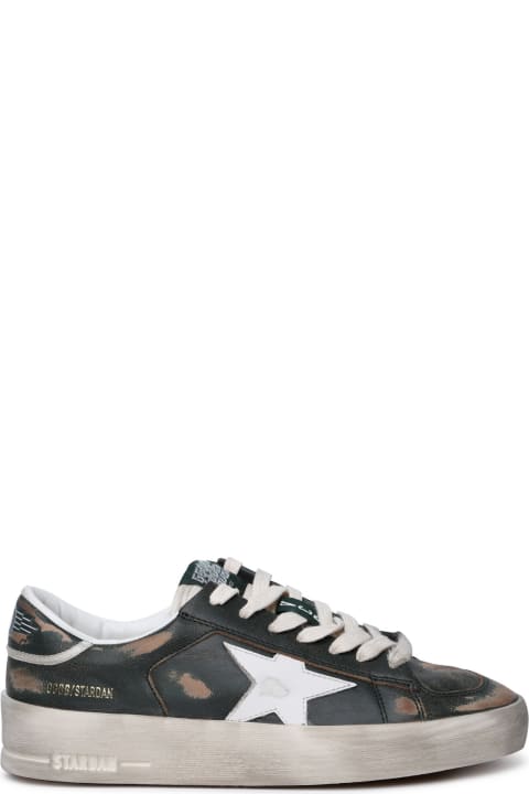 Sneakers for Men Golden Goose Stardan Distressed Lace-up Sneakers