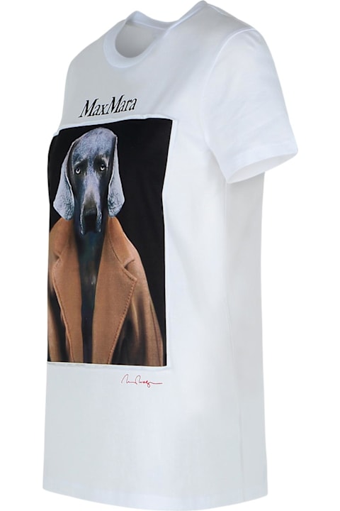 ウィメンズ トップス Max Mara 'cipria' White Cotton T-shirt