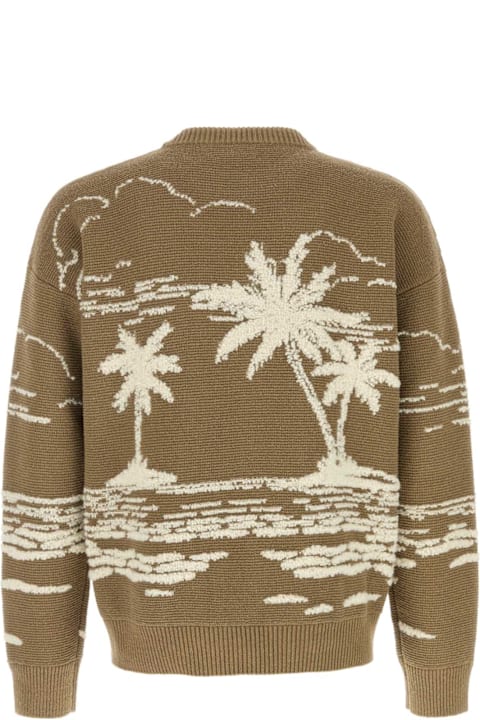 Alanui Men Alanui Embroidered Silk Blend Sweater