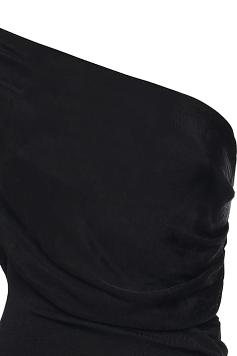 Homeware self-portrait Draped Knit Midi Dress