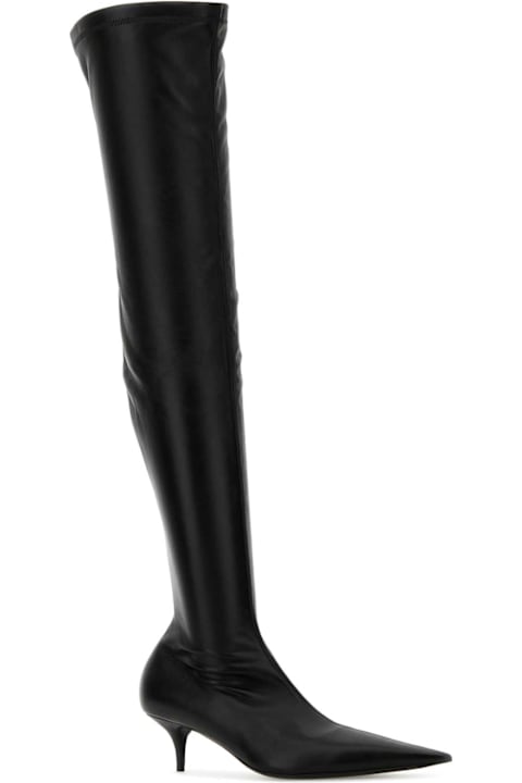 Fashion for Women Balenciaga Black Nappa Leather Avenue Boots