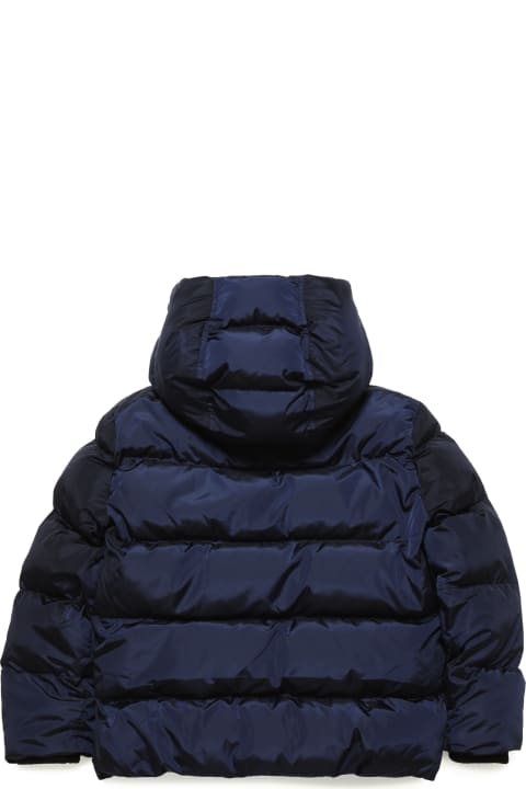 Coats & Jackets for Boys Dsquared2 Glossy Hooded Padded Jacket