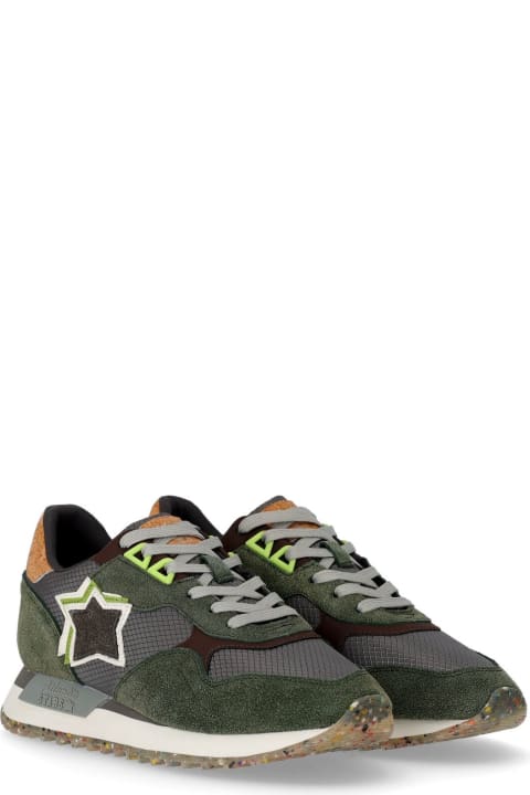 Atlantic Stars Draco Green Grey Sneaker