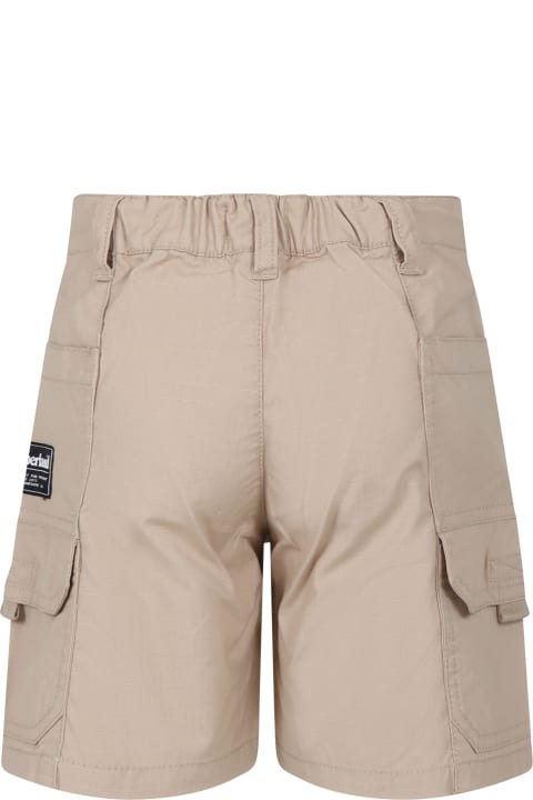 Timberland Kids Timberland Beige Casual Shorts For Boy