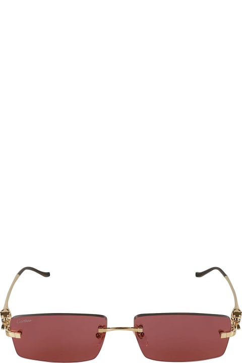 Cartier Eyewear Eyewear for Men Cartier Eyewear Rectangular Long Sunglasses Sunglasses