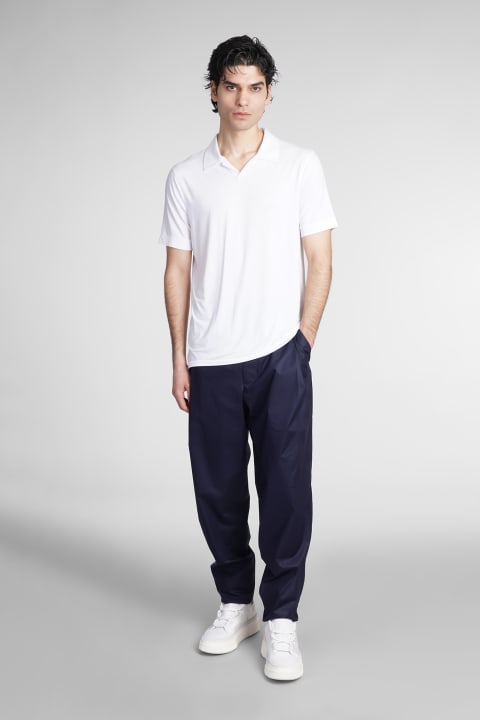 Giorgio Armani Topwear for Men Giorgio Armani Polo In White Viscose