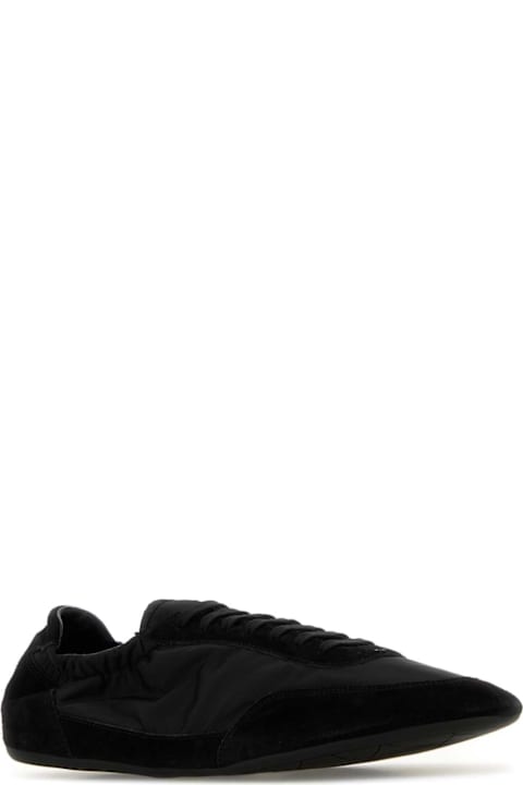Sneakers for Men Prada Black Nylon And Suede Sneakers