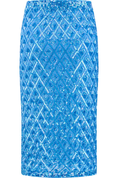 Homeware Parosh Sequined Midi Skirt