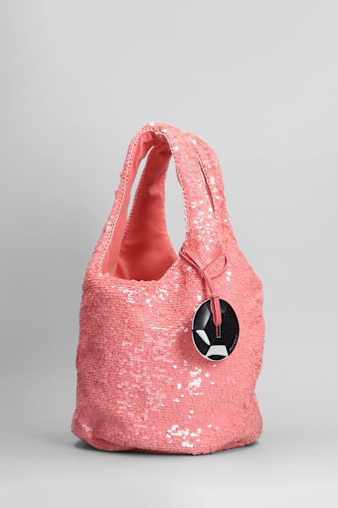 J.W. Anderson Bags for Women J.W. Anderson Sequin Shoulder Bag In Rose-pink Polyester