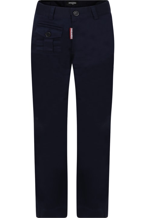 ボーイズ Dsquared2のボトムス Dsquared2 Blue Trousers For Boy