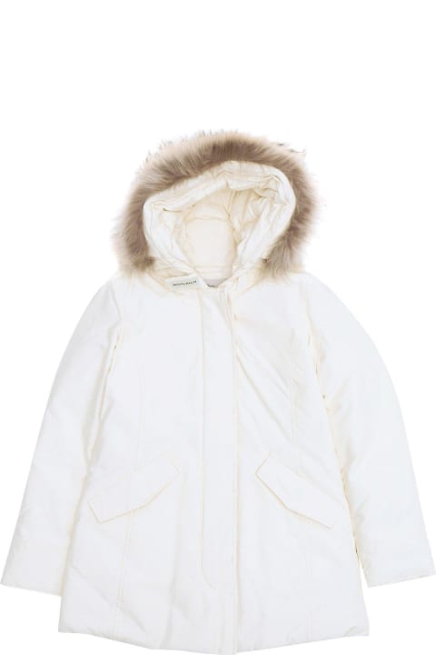 Fashion for Kids Woolrich Long-sleeved Hooded Jacket