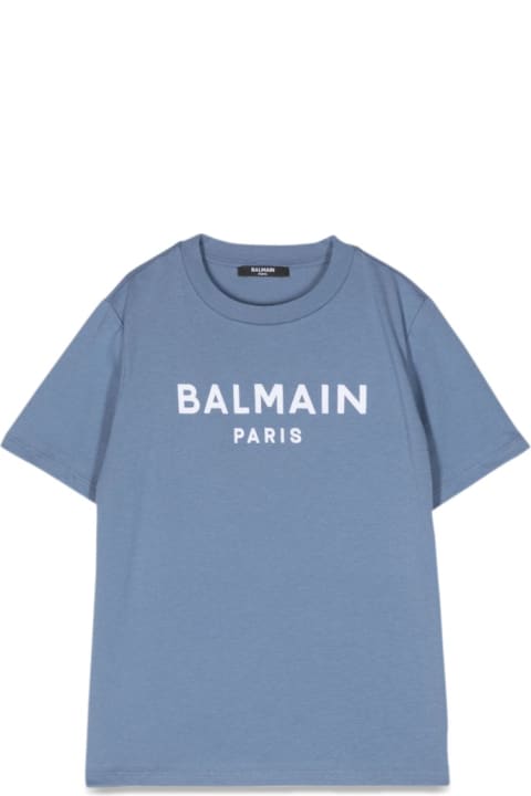 Balmain for Kids Balmain Mc Logo T-shirt