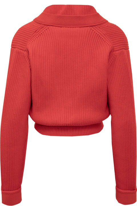 Victoria Beckham Sweaters for Women Victoria Beckham Cropped Vb Cardigan
