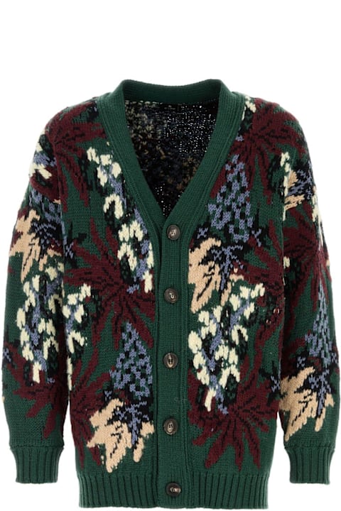 Homeware Etro V-neck Jacquard Knitted Cardigan
