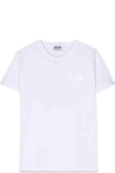 ウィメンズ新着アイテム Golden Goose Star/ Boy's T-shirt S/s Logo/ Big Star Printed