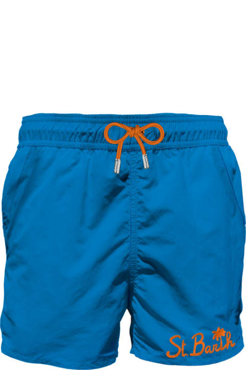 Homeware MC2 Saint Barth Bluette Man Swim Shorts With Pocket